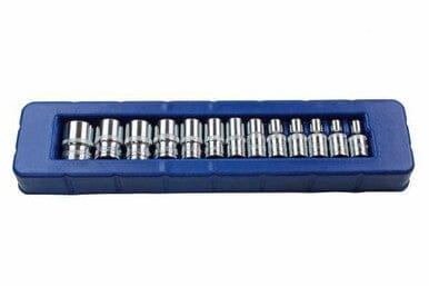 US PRO 13pc 1/4 Drive 6 Point Shallow Sockets 4 - 14mm 2077