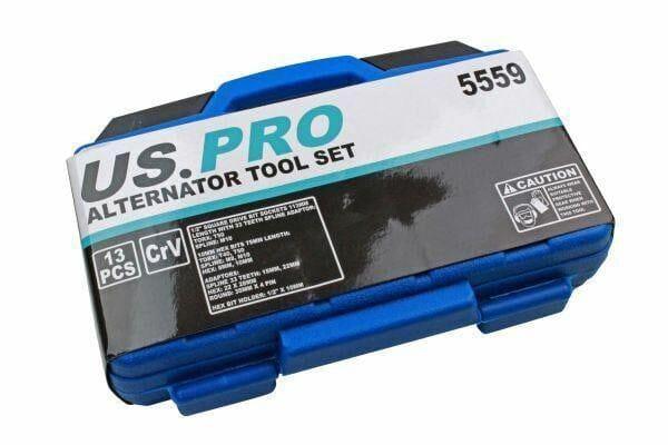 US PRO 13pc Alternator Tool Set Kit 5559