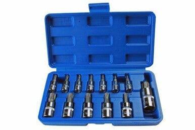 US PRO 13pc Torx Bit Socket Set T8 - T70  1/4" 3/8" 1/2" Drive 2067