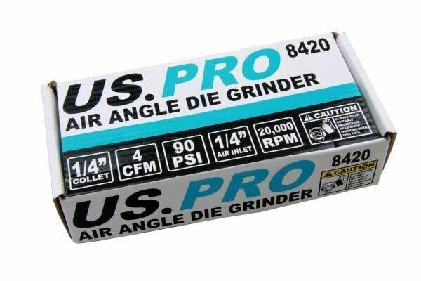 US PRO 1/4" Air Angle Die Grinder 8420