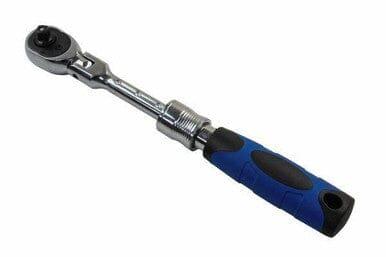 US PRO 1/4" Dr 72 Teeth 180mm to 235mm Flexible Extendable Ratchet 4156