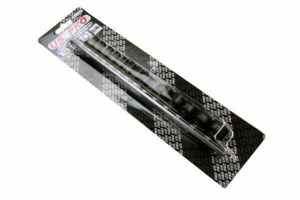 US PRO 14 Piece 1/4" Drive 6 PT Shallow Impact Sockets 4 - 15mm 1429