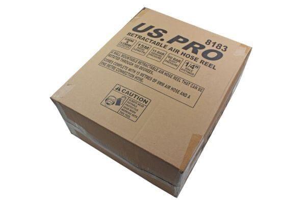 US PRO 15 Meter Wall Mounted Retractable Air Hose Reel 8183