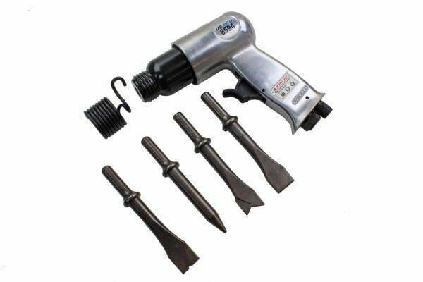 US PRO 150mm Air Hammer Chisel With 4 Chisels 8594
