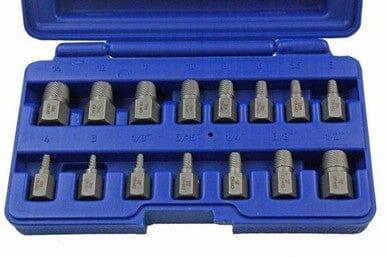 US PRO 15PC Heavy Duty Screw And Stud Extractor Set - Removes Broken Studs & Screws 2637