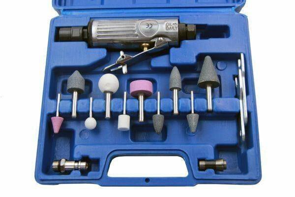 US PRO 15pc MINI 1/4" AIR DIE GRINDER SET 8419