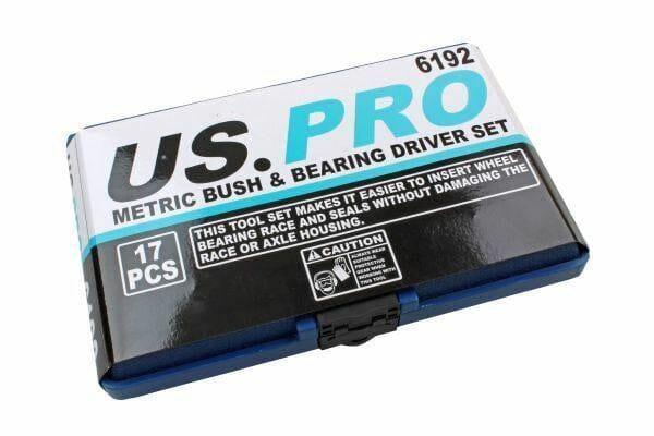 US PRO 17 Piece Metric Bush & Bearing Driver Set 6192