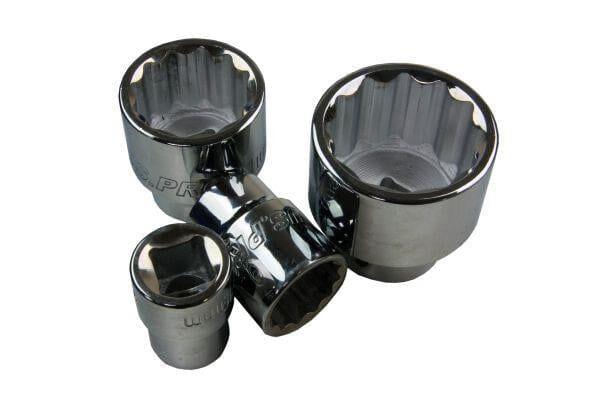 US PRO 17pc 1/2 dr Shallow Sockets 6 point 10-30mm 1394