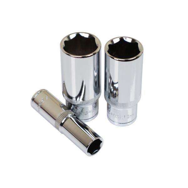 US PRO 17pc 3/8 Dr Metric Deep Socket Set 6 point 8 - 24mm 3258