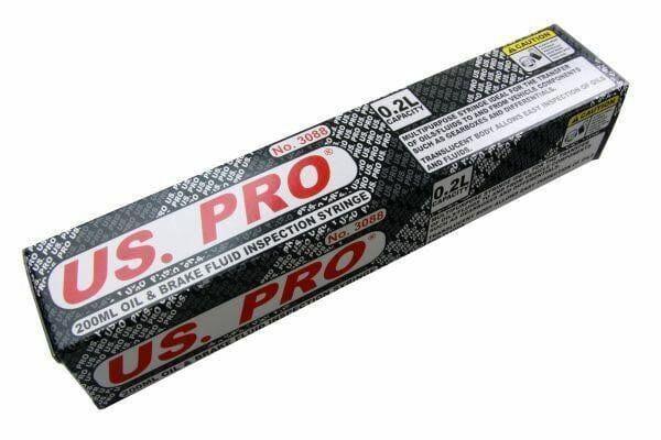 US PRO 200ML Oil & Brake Fluid Inspection Syringe 3088