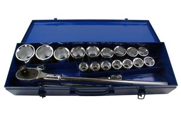 US PRO 20PC 3/4" DR 6PT Metric  Socket Set 19 - 50MM 1384