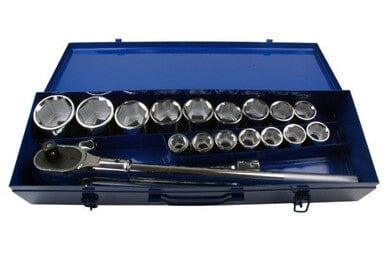 US PRO 20PC 3/4" DR 6PT Metric  Socket Set 19 - 50MM 1384