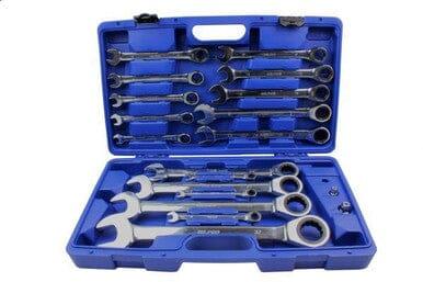 US PRO 20PC 8 - 32mm Metric Gear Ratchet Combination Spanner Wrench Set 3236
