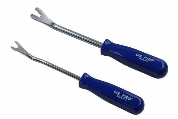 US PRO 2pc Car Door Trim Remover & Interior Trim Clip Popper 6779