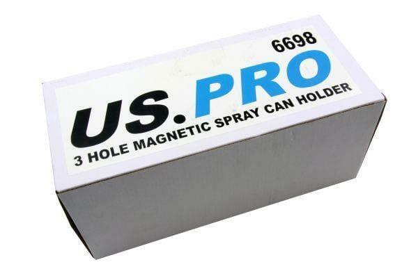 US PRO 3 Hole Magnetic Spray Can And Screwdriver holder Tools 6698