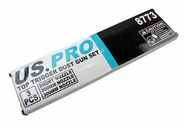 US PRO 3 Piece Dust Gun Set With Top Mounted Triggers 8773