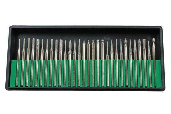US PRO 30 Piece Diamond Deburring & Engraving Set 2627