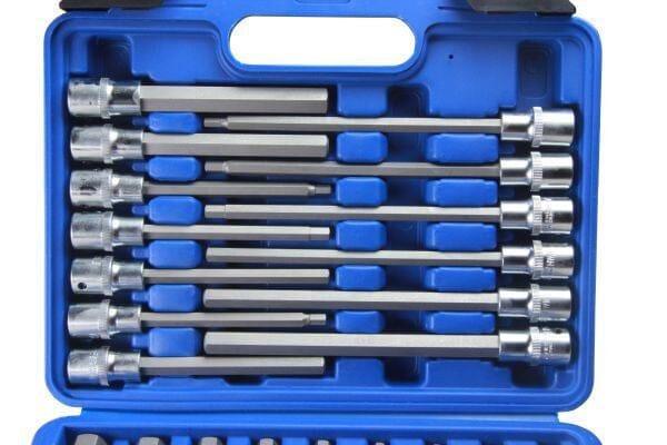 US PRO 30pc 1/2" Dr Hex Allen Key Bit Socket Set Shallow & Deep 5mm - 19mm 3229