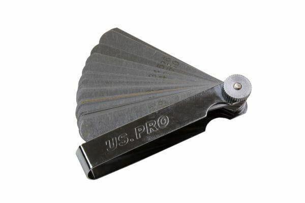 US PRO 32 Blade Leaf Dual Marked Metric and Imperial Feeler Gauge 5867