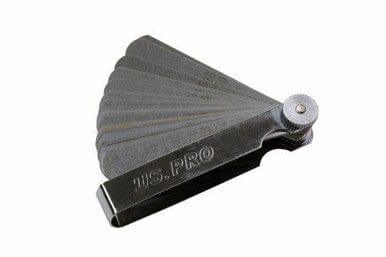 US PRO 32 Blade Leaf Dual Marked Metric and Imperial Feeler Gauge 5867