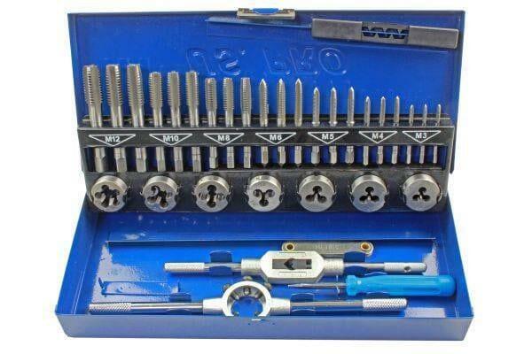 US PRO 32 Piece Metric Tap And Die Set M3-M12 2625