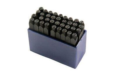US PRO 36pc 4mm Large Letter And Number Punch / Metal Stamp Security Set 2049