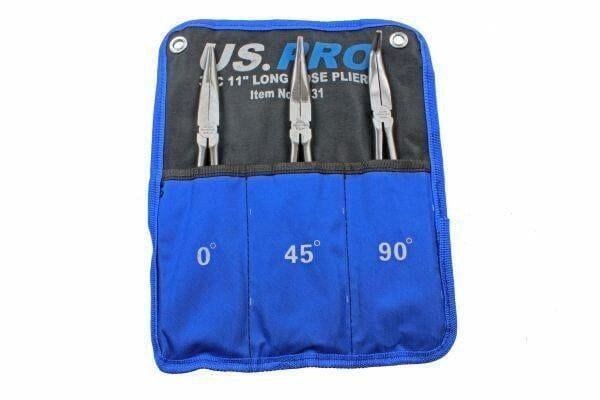 US PRO 3pc 11" Long Nose Pliers Set 1831