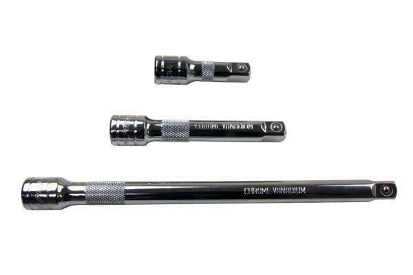 US PRO 3pc 1/2''dr Extension Bar Set 75, 125, 250mm Long 4141