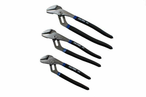 US PRO 3pc Groove Slip Joint Water Pump Pliers Set 1830