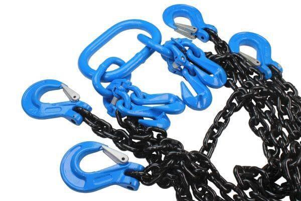 US PRO 4 Leg Chain Sling - 2 Meters 10MM G80 6.7 Tonne - Adjustable 9111