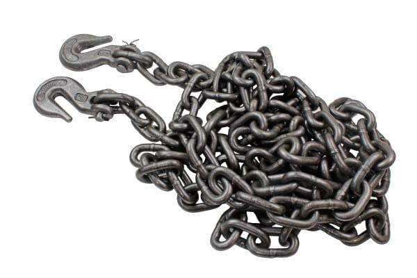 US PRO 4 Meter Steel Heavy Duty Towing Chain With Hooks 2450 KGS 9128