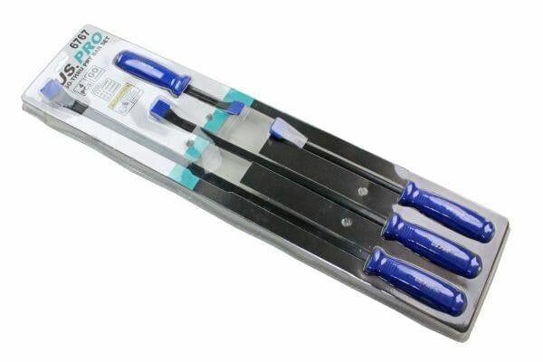 thumbnail image 2 of 4-Piece Pry Bar/Wrecking Bar Set With Handle Guard (200mm To 600mm) - Square Blade For Demolition & DIY 2 of 6