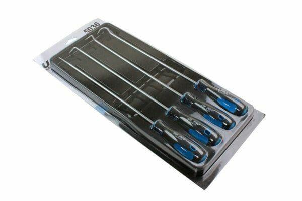 US PRO 4pc Long Pick And Hook Set Removal Tool Extra long Total Length 380mm 5036