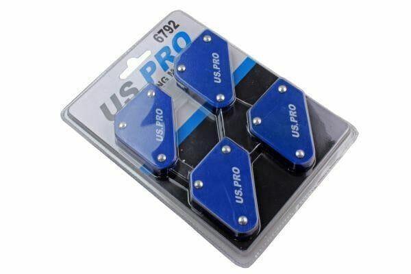 US PRO 4PC Mini welding Magnet - Pull Force 9 lbs 6792