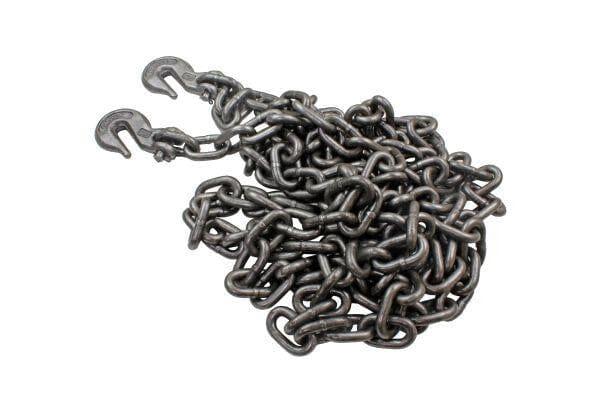 US PRO 5 Meter Steel Heavy Duty Towing Chain With Hooks 2450 KGS 9129