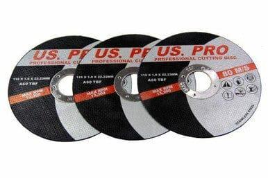 US Pro 50 Pack Professional 115 X 1.0 X 22.2mm Cutting Discs Stainless Steel B8151