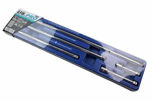 US PRO 5pc 1/2 dr Extra Long Extension Bar Set 100, 150, 350, 450, 600mm 4028