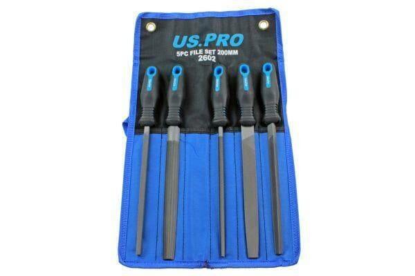 US PRO 5pc 200mm 8" File Set 2602