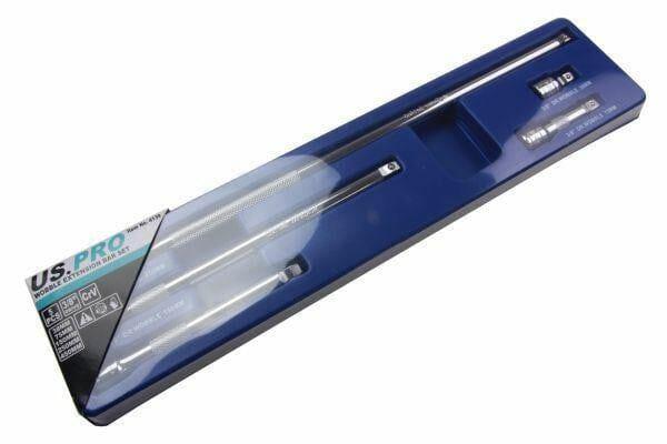 US PRO 5PC 3/8" DR. Wobble Extension Bar Set 4139