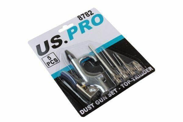 US PRO 5pc Dust Gun Set With Top Mounted Triggers 8782