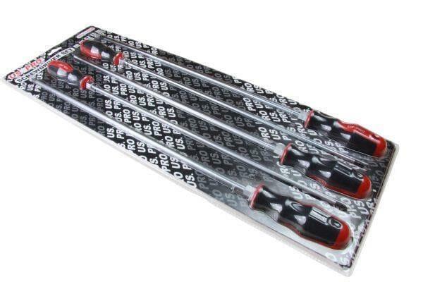 US PRO 5pc EXTRA LONG SCREWDRIVER SET 450mm B1534