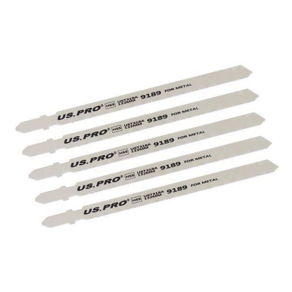 US PRO 5PC UST318A 132MM 14TPI Jigsaw Blade For Metal 9189