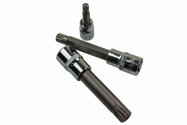 US PRO 6pc 3/8 & 1/2" dr Triple Square Spline Bit Socket Set 3228