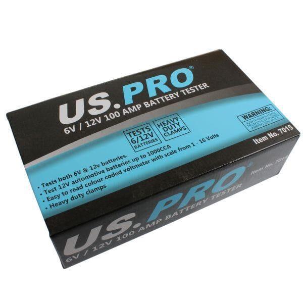 US PRO 6v - 12v 100 Amp Battery Load & Charging System Tester - Battery Test 7015