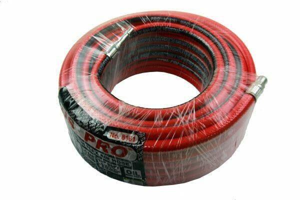US PRO 8MM X 15 Meters Red Tough Flex Air Hose 20 Bar Oil Resistant 8161