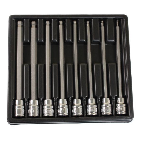 US PRO 8pc 3/8"  Long Ball End Hex Allen Bit Key Sockets 1495