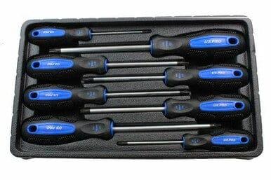 US PRO 8pc Tamper Proof Torx Screwdriver Set 1608