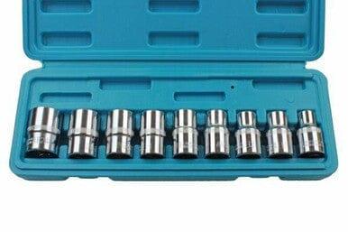 US PRO 9pc 1/2" Dr Star E Torx Socket Set E10 - E24 1390