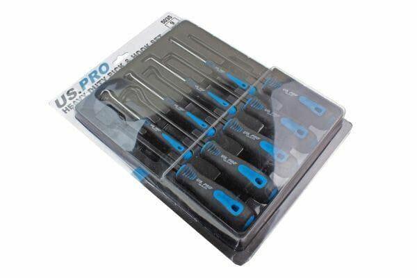 US PRO 9pc Heavy Duty Pick & Hook Set - Scraper & Hook Set 5035