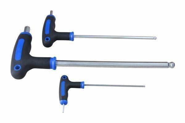 US PRO 9pc T Handle Hex Ball Set Allen Key 2mm - 10mm Ball End Hex Keys 1612